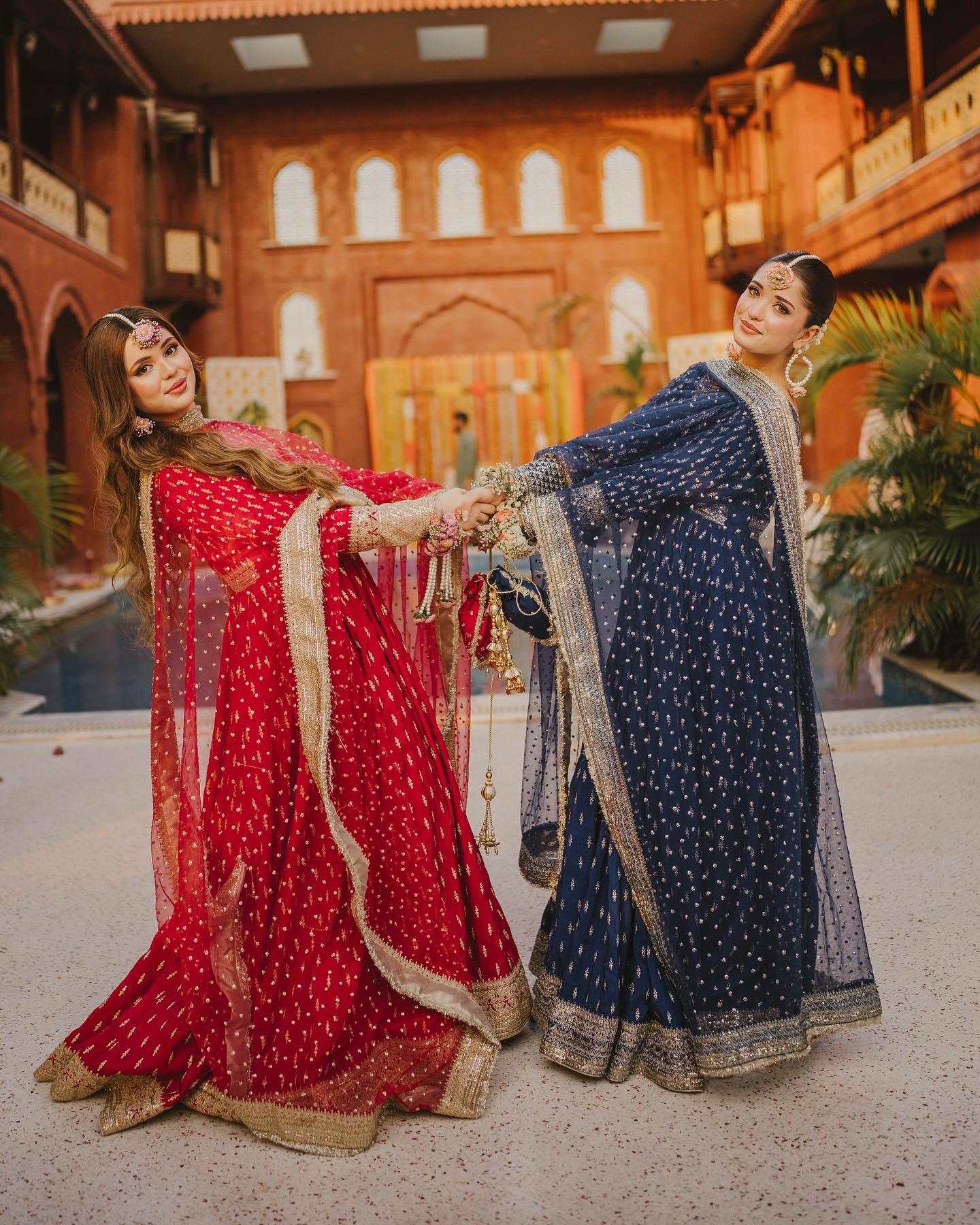 Embroidered Lehenga Suit with Net Dupatta – Party Wear - Image 3