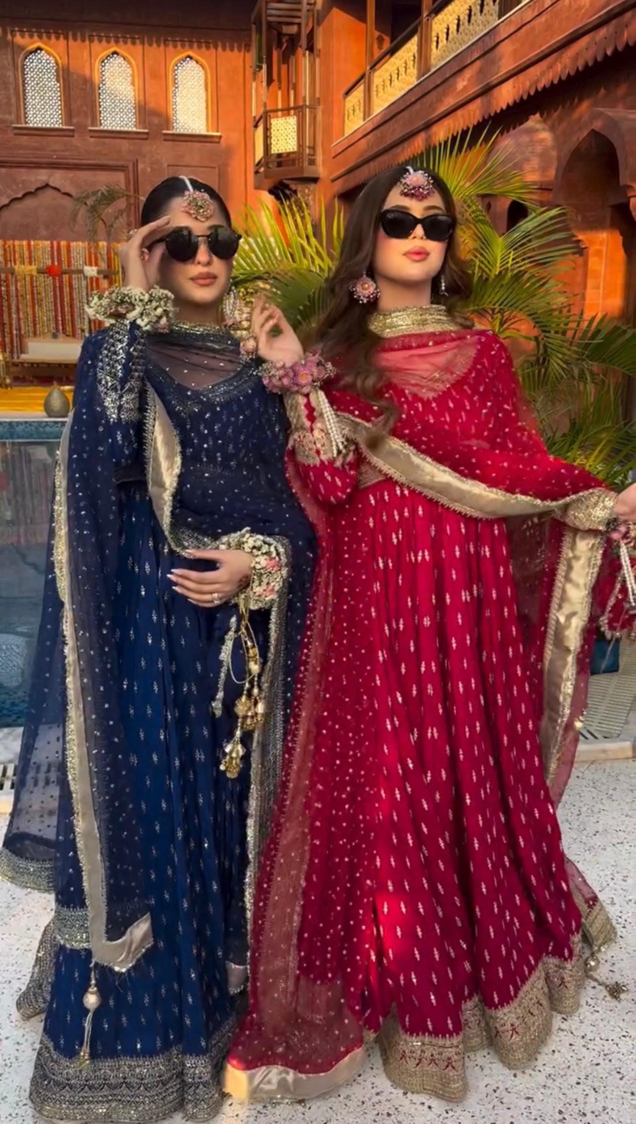 Embroidered Lehenga Suit with Net Dupatta – Party Wear - Image 4